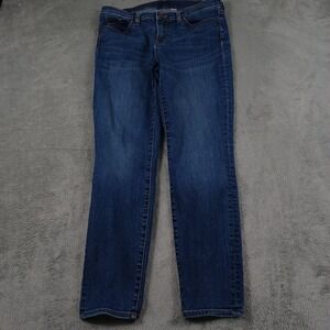 J Crew Jeans Womens 30 Blue Denim Tapered Preppy Pockets‎ Cotton